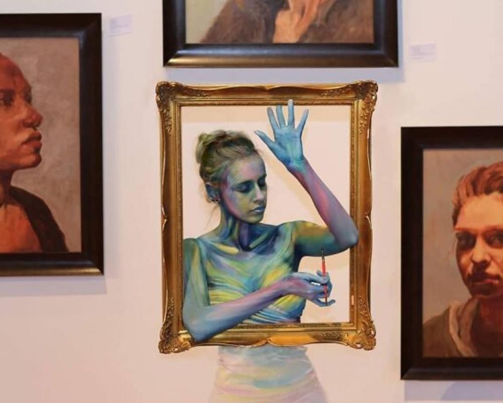 What happens when art begins to imitate art?